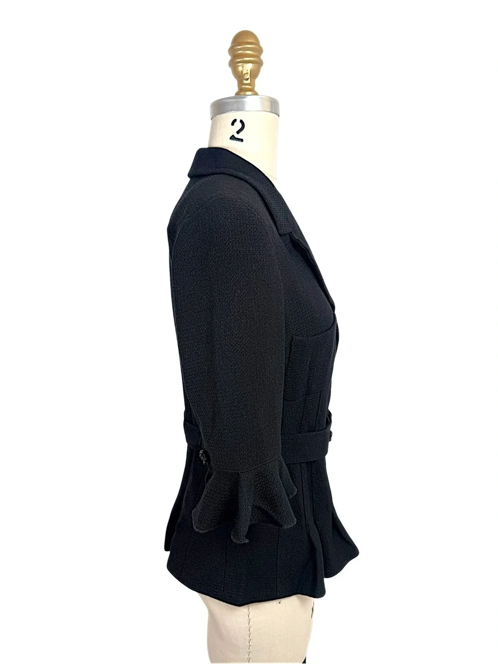 Chanel Cruise 2007 Belted Peplum Jacket FR36